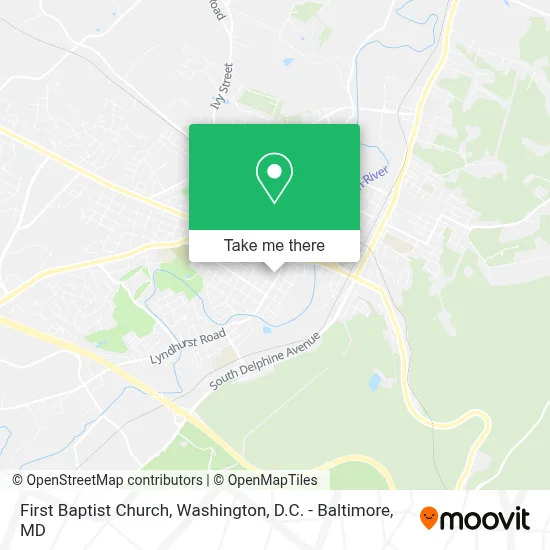 First Baptist Church map