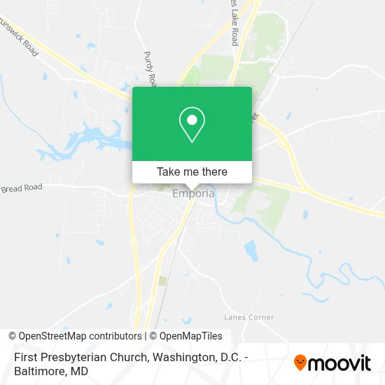 First Presbyterian Church map
