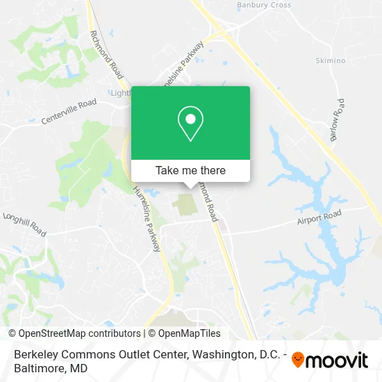 Berkeley Commons Outlet Center map
