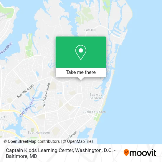 Captain Kidds Learning Center map