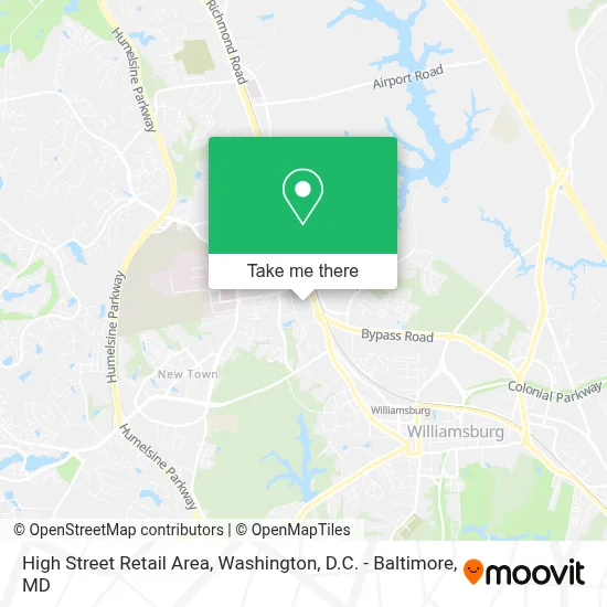 High Street Retail Area map