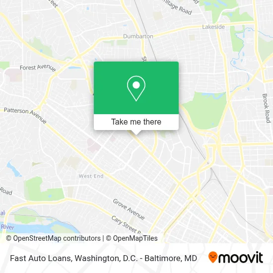 Fast Auto Loans map