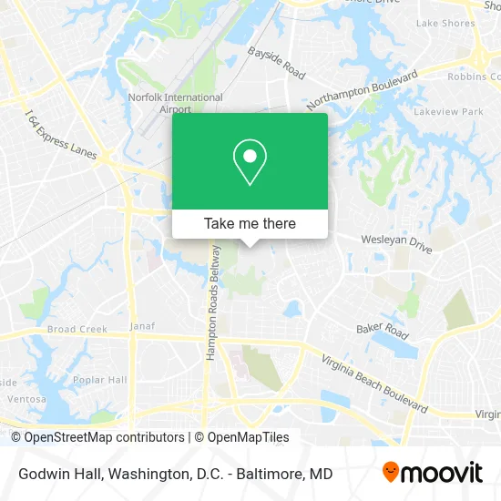 Godwin Hall map