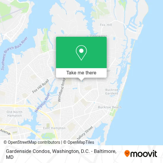Gardenside Condos map