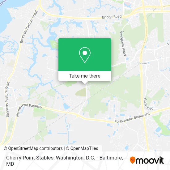 Cherry Point Stables map
