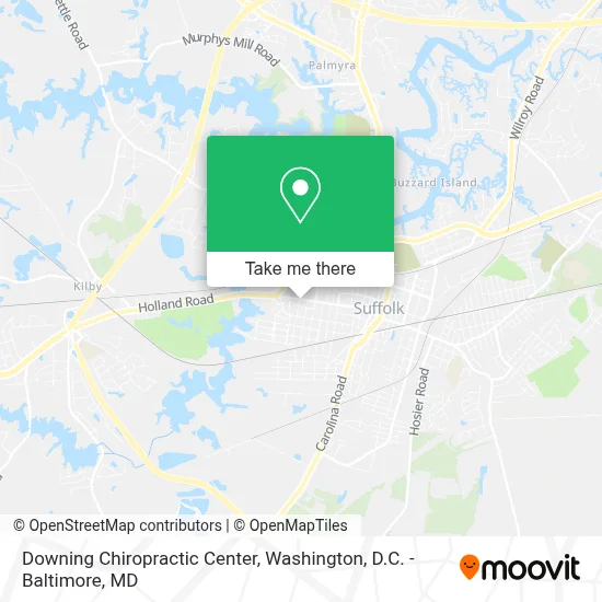 Downing Chiropractic Center map