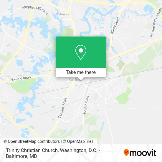 Trinity Christian Church map