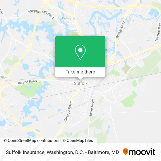 Suffolk Insurance map
