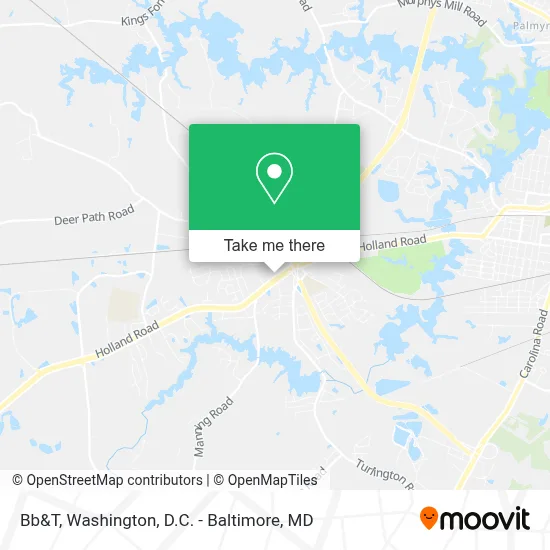 Bb&T map