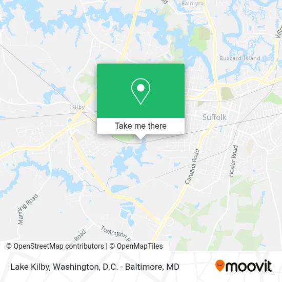 Lake Kilby map