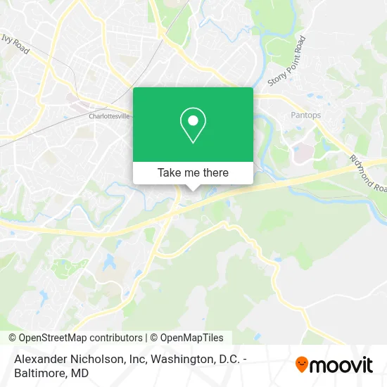 Alexander Nicholson, Inc map