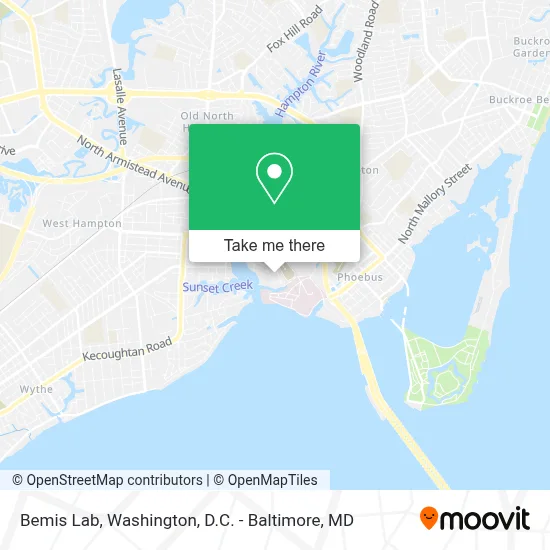 Bemis Lab map