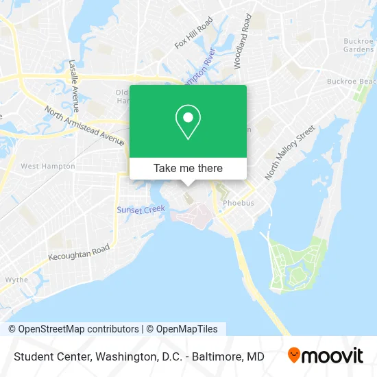 Student Center map