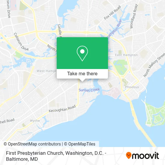 First Presbyterian Church map