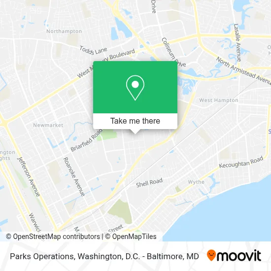 Parks Operations map