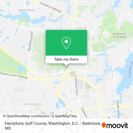 Hamptons Golf Course map