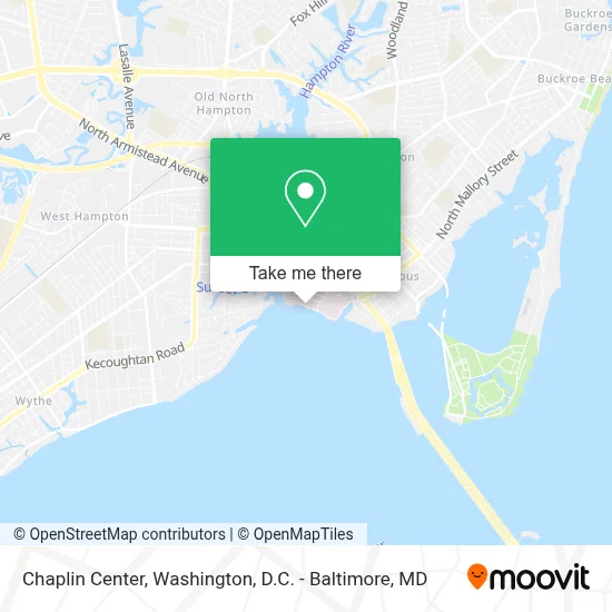 Chaplin Center map