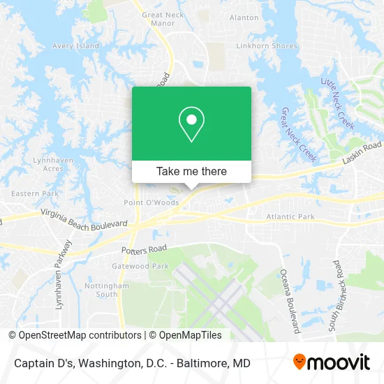 Captain D's map