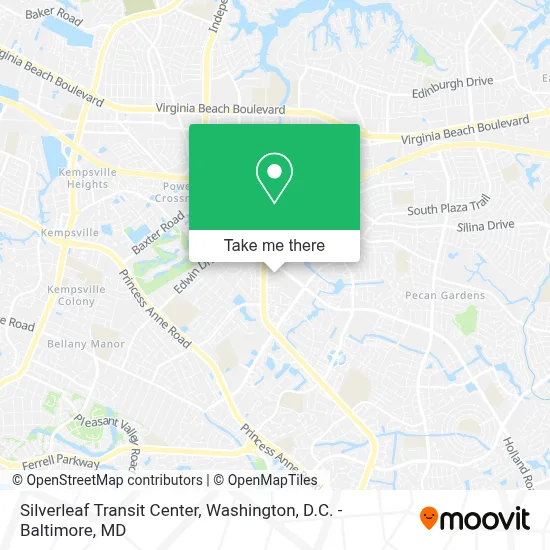 Silverleaf Transit Center map
