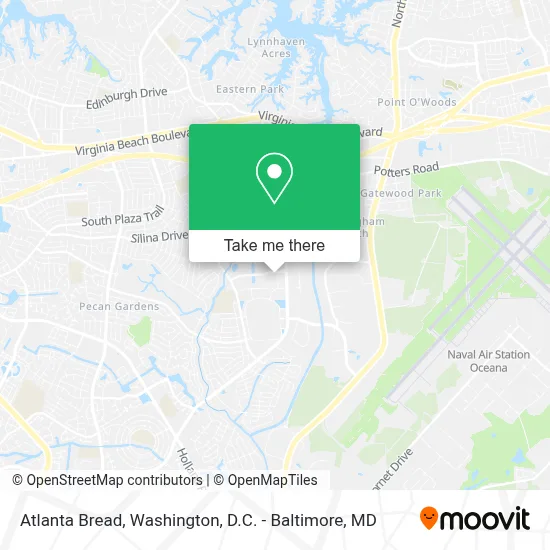Atlanta Bread map