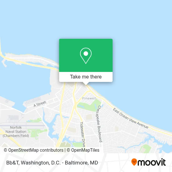 Bb&T map