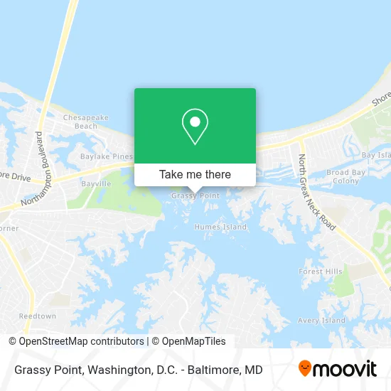 Grassy Point map