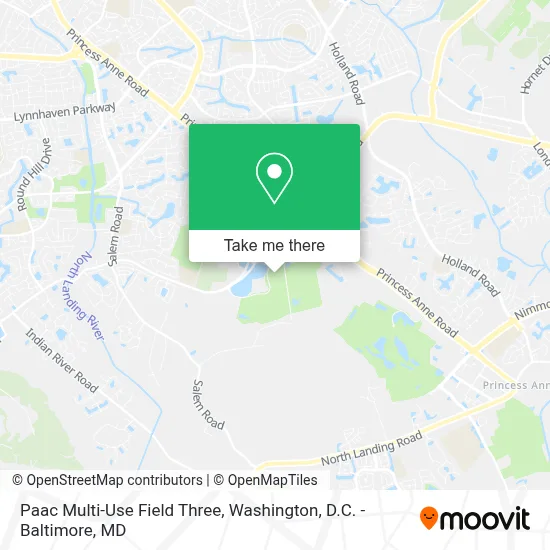Paac Multi-Use Field Three map