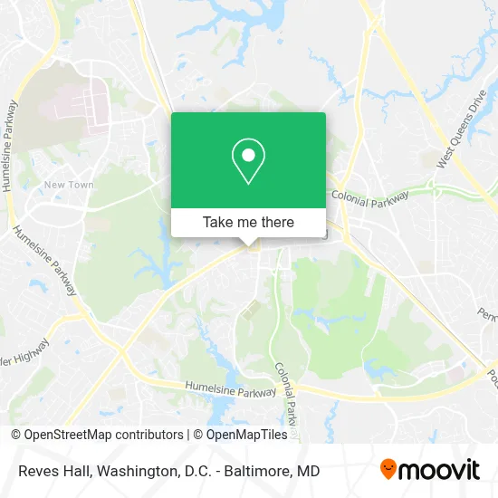 Reves Hall map
