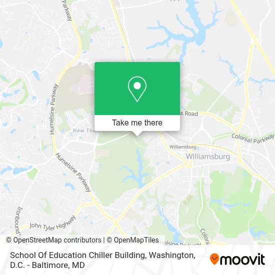School Of Education Chiller Building map