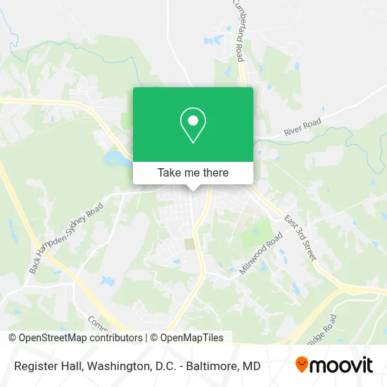 Register Hall map
