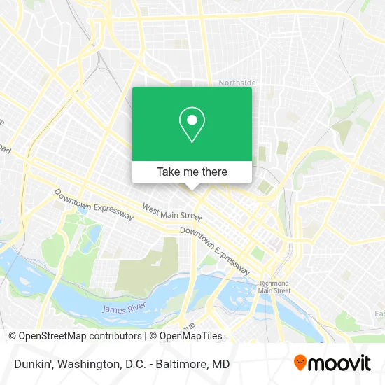 Dunkin' map