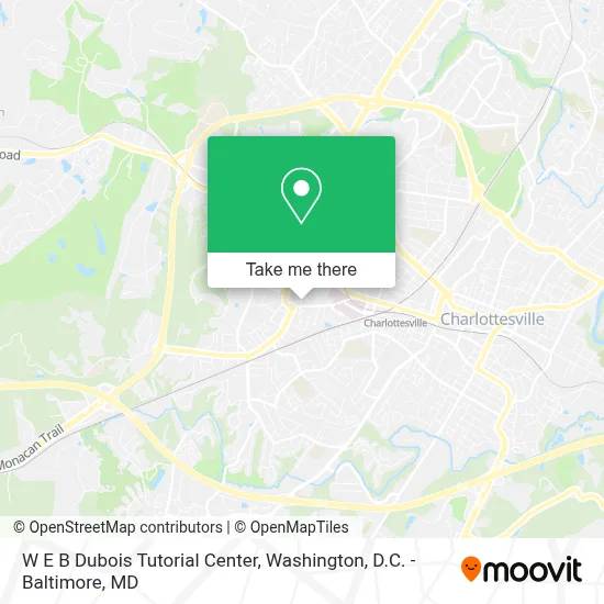 W E B Dubois Tutorial Center map