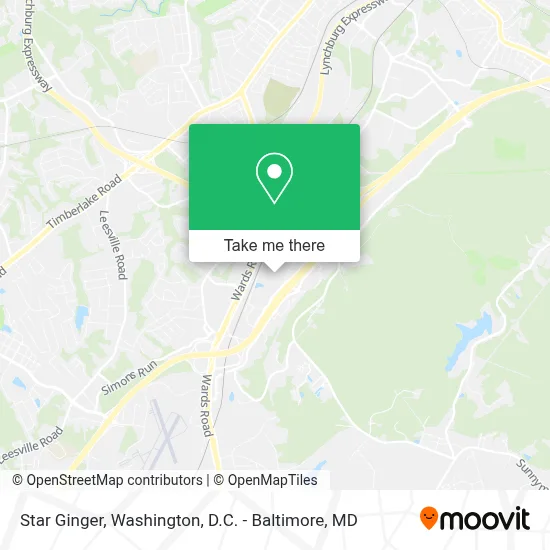 Star Ginger map
