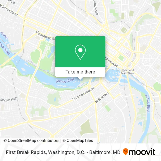First Break Rapids map