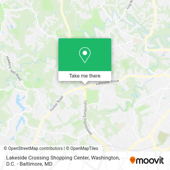 Lakeside Crossing Shopping Center map