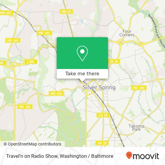 Travel'n on Radio Show map