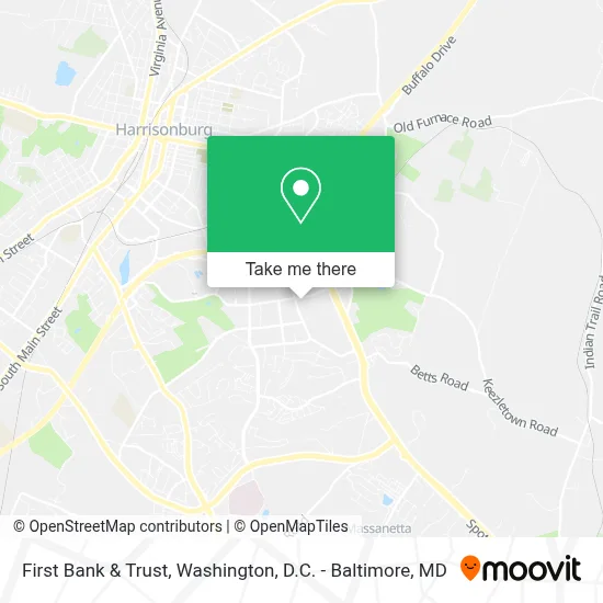 First Bank & Trust map