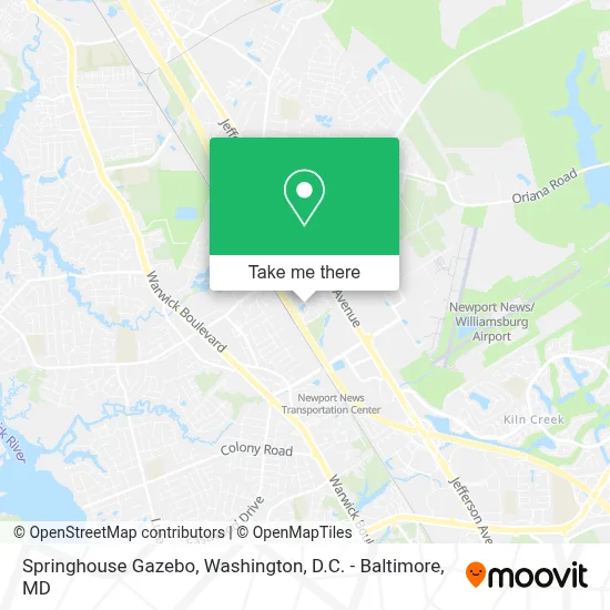 Springhouse Gazebo map