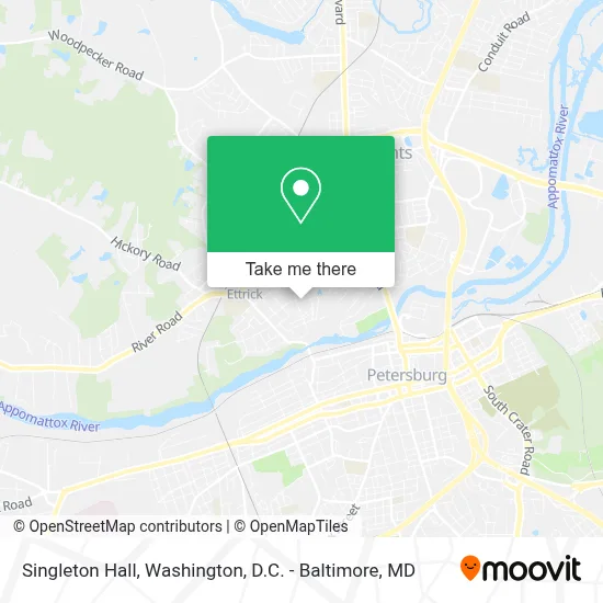 Singleton Hall map