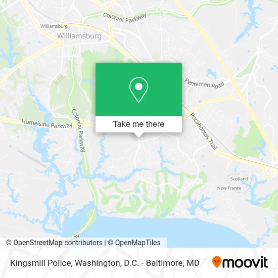 Kingsmill Police map