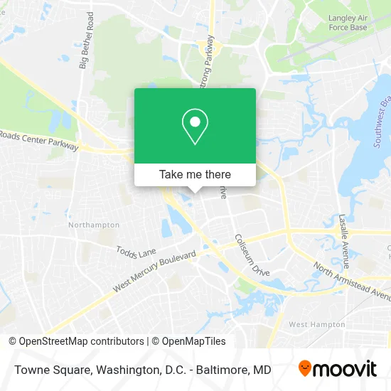 Towne Square map