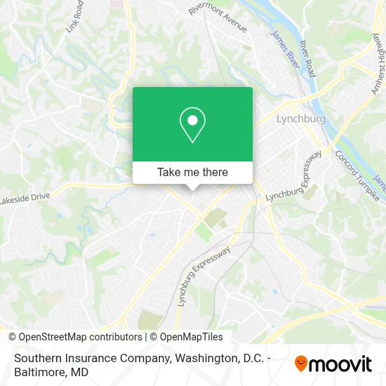 Southern Insurance Company map