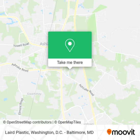 Laird Plastic map