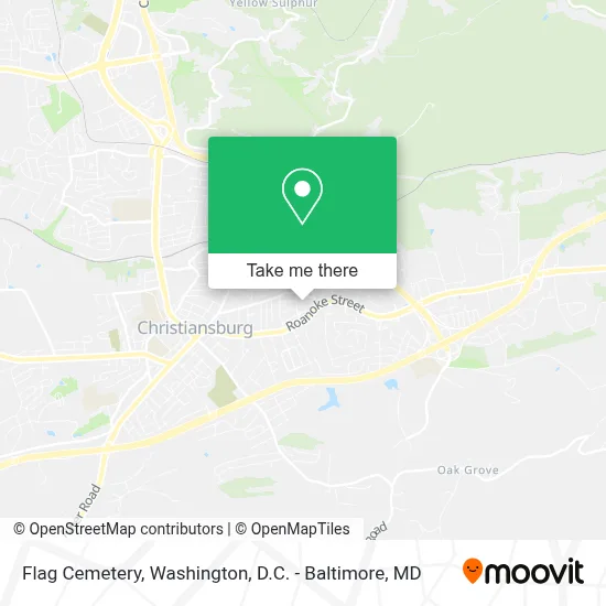Flag Cemetery map