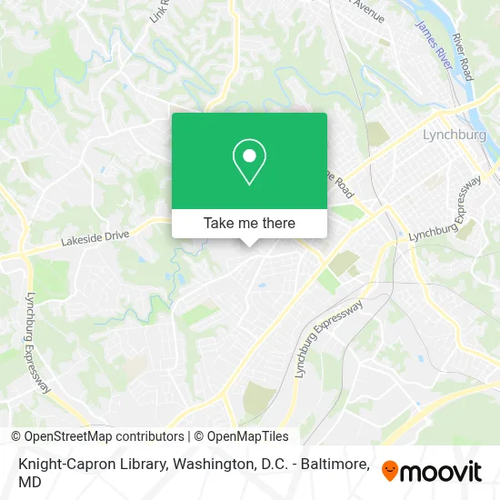 Knight-Capron Library map