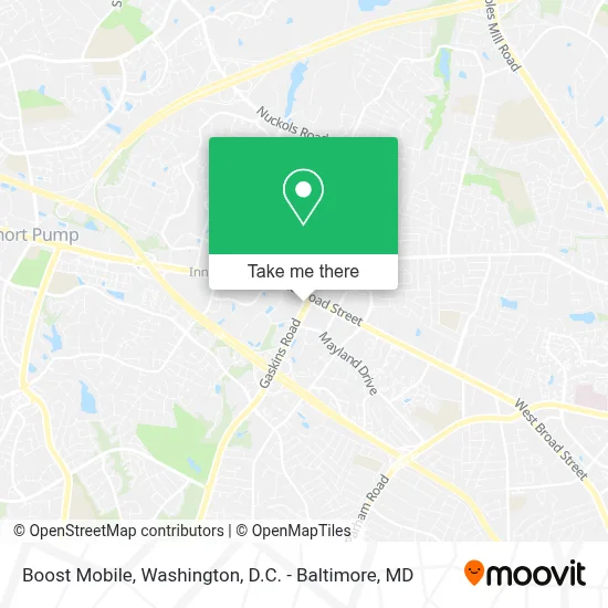 Boost Mobile map