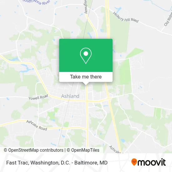 Fast Trac map