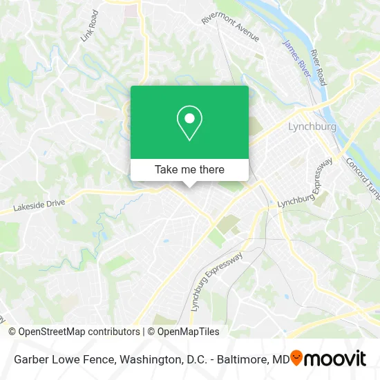 Garber Lowe Fence map