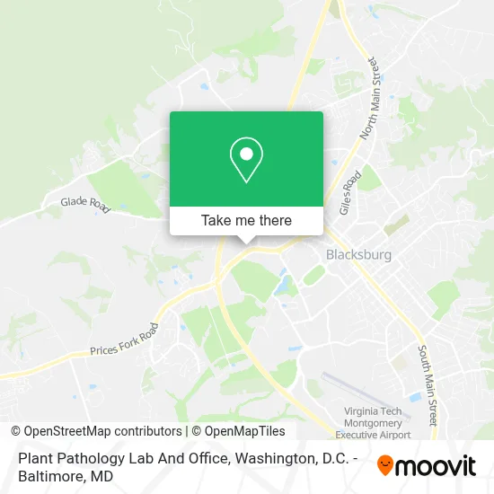 Plant Pathology Lab And Office map