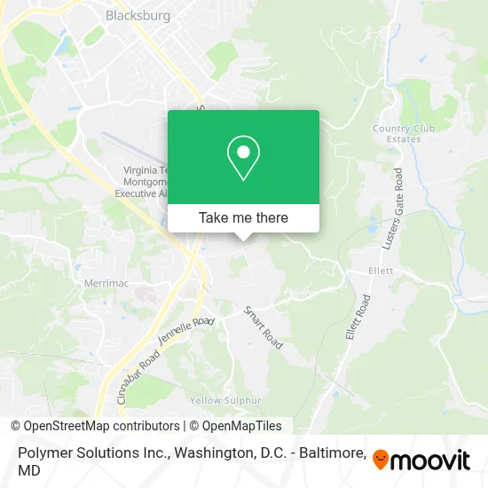 Polymer Solutions Inc. map